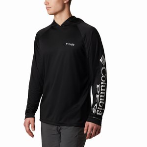 Columbia PFG Terminal Tackle™ Hoodie Herr Svarta (TIXVA7436)